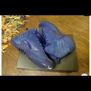 Kids Air Jordan Retro 12 “Deep Royal”Size 5